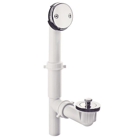 Danco Danco 1-1/2 in. D Chrome Plated Plastic Tub Drain Kit 9D00051933